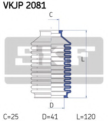 VKJP2081 SKF Пыльник, рулевое управление VKJP2081 SKF