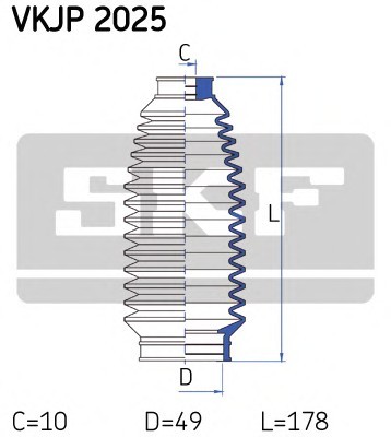 VKJP2025 SKF Пыльник, рулевое управление VKJP2025 SKF