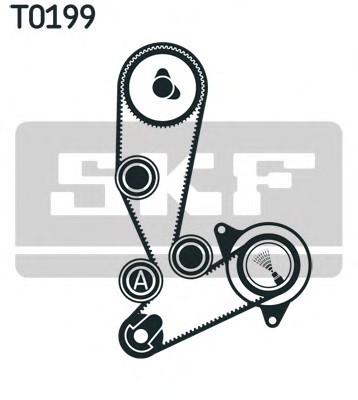 VKMC02390 SKF Водяний насос + комплект зубчатого ременя SKF