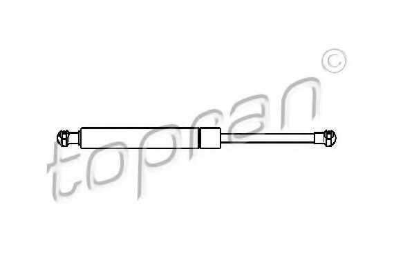 501286 TOPRAN (Germany) Газовая пружина, капот 501286 HANS PRIES