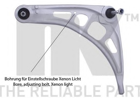 5011527 NK Рычаг пер.подв.нижний L [ALU] 5011527 NK