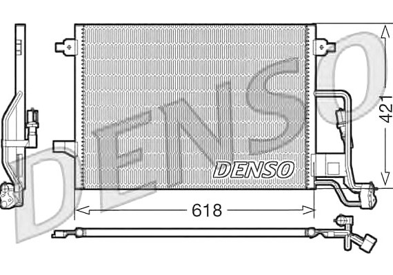 DCN32018 DENSO (Япония) Конденсатор, кондиционер DCN32018 DENSO