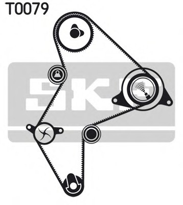 Ролик натяжителя ремня ГРМ VKM13250 SKF