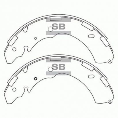 SA171 Hi-Q (SANGSIN BRAKE) Колодки гальмівні задні SA171 SANGSIN