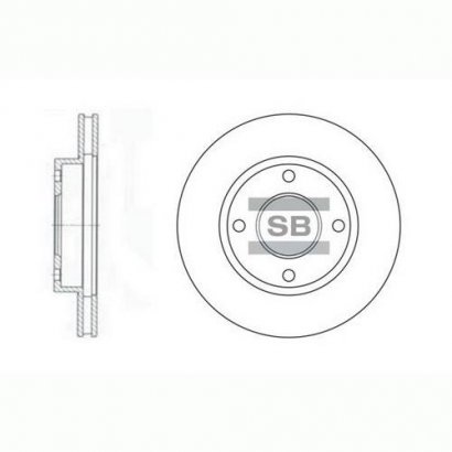 SD3027 Hi-Q (SANGSIN BRAKE) Гальмівний диск