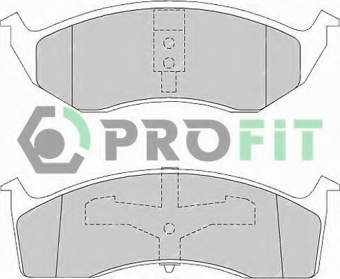 Фото колодки гальмвн дисков 50001098 profit 50001098 PROFIT 50001098 PROFIT КОЛОДКИ ГАЛЬМВН ДИСКОВ 50001098 PROFIT