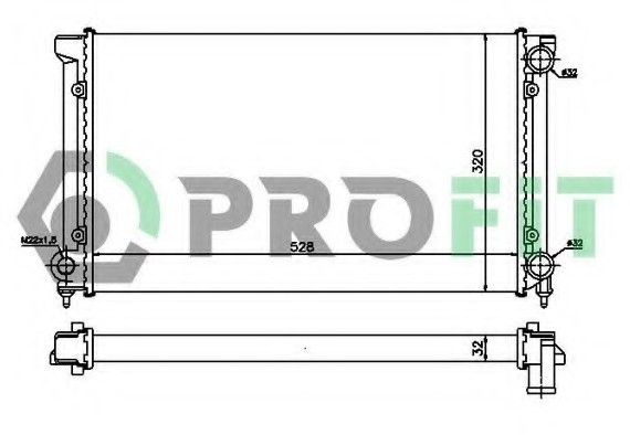 PR9537A4 PROFIT РАД АТОР ОХОЛОДЖУВАННЯ PR9537A4 PROFIT