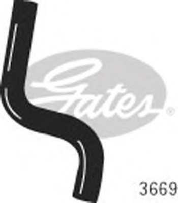 3669 GATES Патрубок системи охолодження 3669 GATES