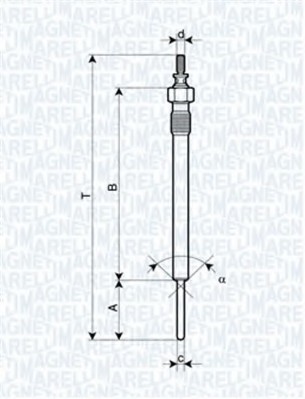 UY9A MAGNETI MARELLI (Италия) UY9A СВЕЧА НАКАЛА UY9A MAGNETI-MARELLI