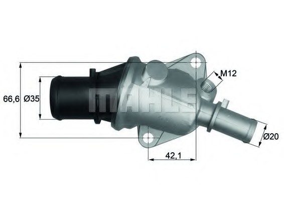 TI10588 MAHLE Термостат ti10588 TI10588 MAHLE FILTER