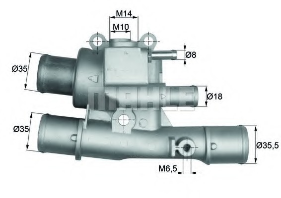 TI12488 MAHLE Термостат ti12488 TI12488 MAHLE FILTER