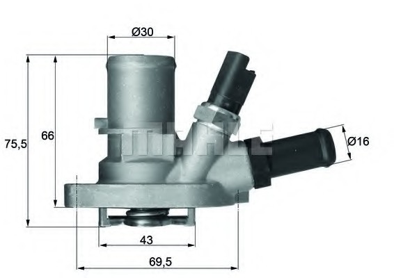 TI14988 MAHLE Термостат ti14988 TI14988 MAHLE FILTER