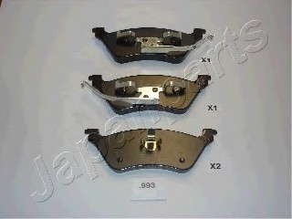 Колодки торм. задн. PP993AF JAPANPARTS