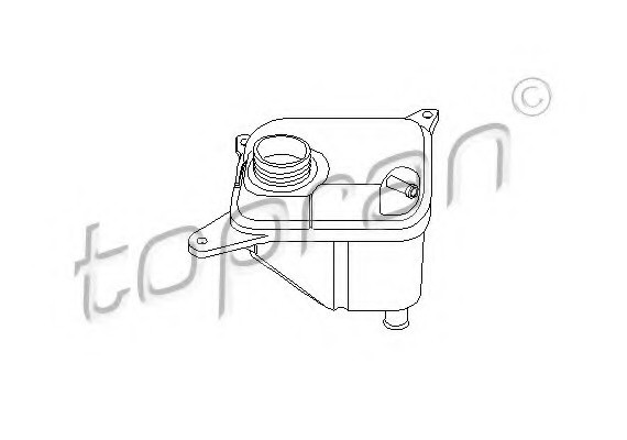 104390 TOPRAN (Germany) Бачок расширительный 104390 HANS PRIES
