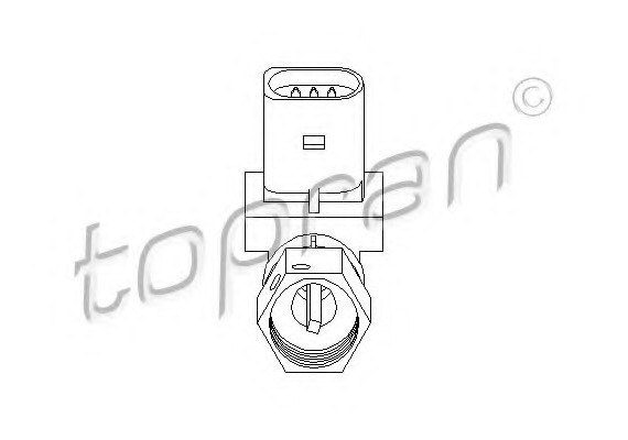 109750 TOPRAN (Germany) Датчик, участок пути 109750 HANS PRIES