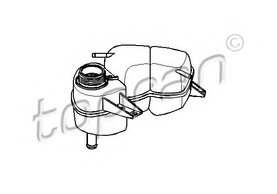 202258 TOPRAN (Germany) Бачок розширювальний