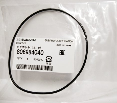 806984040 SUBARU Кольцо уплотнительное 806984040 SUBARU