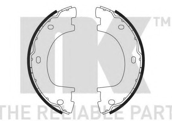 Фото колодки тормозные (барабан) 2733773 NK 2733773 NK 2733773 NK Колодки тормозные (барабан) 2733773 NK
