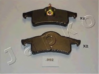 51992 Japko Колодки гальмівні дискові задні Jeep Grand Cherokee (99-) (51992) JAPKO