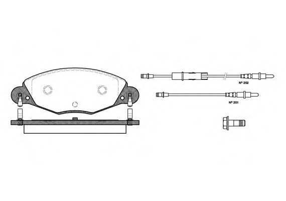Колодки торм.дисковые 282704 ROADHOUSE