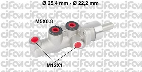 202662 CIFAM Главный тормозной циліндр 202662 CIFAM