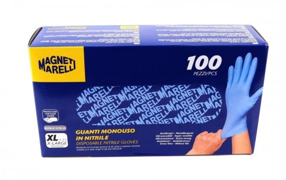 099700120080 MAGNETI MARELLI (Италия) Гумові перчатки XL 100штук