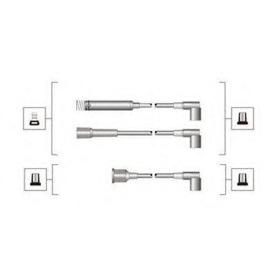 941319170110 MAGNETI MARELLI (Италия) Комплект дротів запалювання (вир-во Magneti Marelli кор.код. MSQ0110)