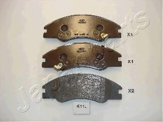 Фото колодки торм.диск. PAK11AF JAPANPARTS PAK11AF JAPAN PAK11AF JAPAN Колодки торм.диск. PAK11AF JAPANPARTS