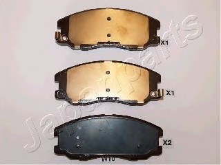 PAW10AF JAPAN Колодки торм.диск. PAW10AF JAPANPARTS