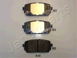 PPK10AF JAPAN Колодки торм.диск. PPK10AF JAPANPARTS