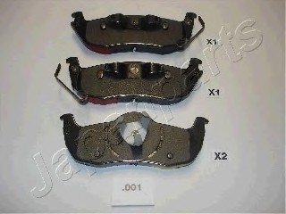 PP001AF JAPAN Колодки торм.диск. PP001AF JAPANPARTS