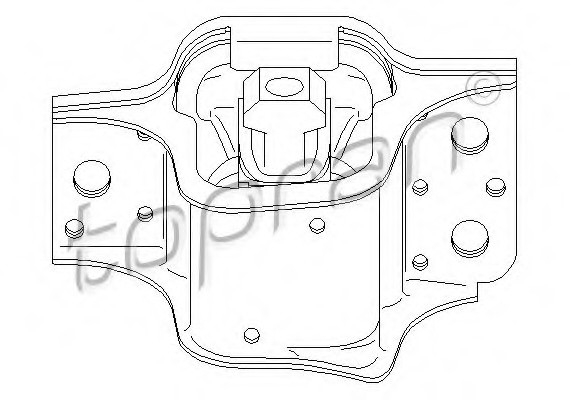 Подвеска, двигатель 700526 HANS PRIES