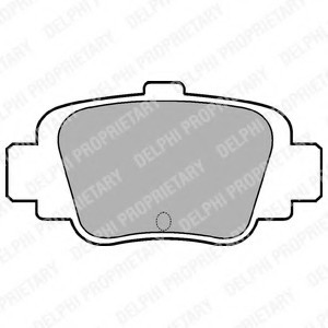 Фото гальмвн колодки, дисков lp780 delphi LP780 DELPHI LP780 DELPHI ГАЛЬМВН КОЛОДКИ, ДИСКОВ LP780 DELPHI