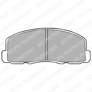 LP458 DELPHI ГАЛЬМВН КОЛОДКИ, ДИСКОВ LP458 DELPHI