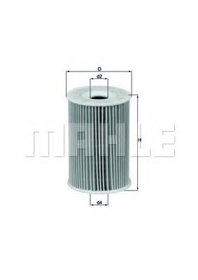 OX1351D MAHLE Фильтр масляный OX1351D MAHLE FILTER