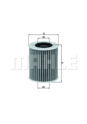 OX413D2 MAHLE Фильтр масляный OX413D2 MAHLE FILTER