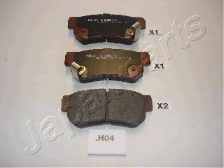 PPH04AF JAPAN Колодки торм диск PPH04AF JAPANPARTS