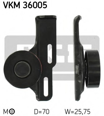 Фото ролик модуля натягувача ременя VKM36005 SKF VKM36005 SKF Ролик модуля натягувача ременя
