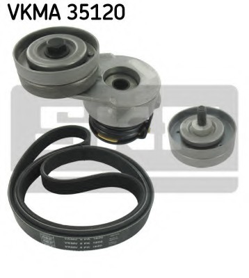 VKMV6PK1600 SKF Поликлиновой ремінь VKMV6PK1600 SKF