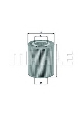 OX776D MAHLE Фильтр Масляный OX776D MAHLE FILTER