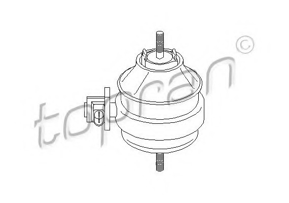 107959 TOPRAN (Germany) Подушка двигателя 107959 HANS PRIES