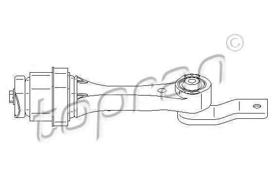 108244 TOPRAN (Germany) Опора двигуна задня нижня