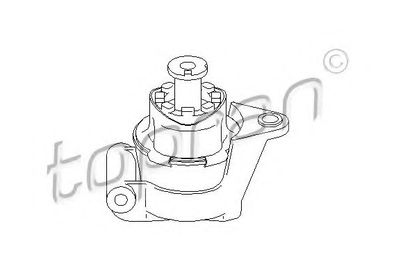 205613 TOPRAN (Germany) Подушка двигателя 205613 HANS PRIES
