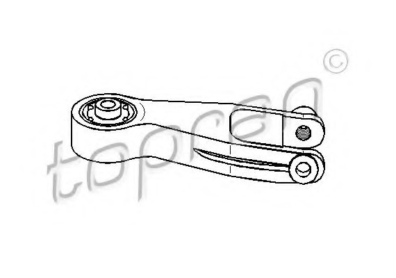 206154 TOPRAN (Germany) Подушка двигателя 206154 HANS PRIES