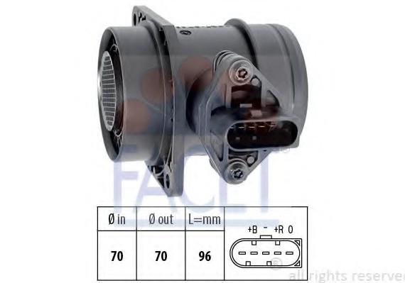 101509 FACET Датчик розходу повітря 101509 FACET