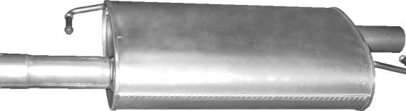 30221 POLMOstrow Глушник центр. VW TRANSPORTER T5 (7HB, 7HJ, 7EB, 7EJ) (2003-)(вир-во POLMOSTROW)