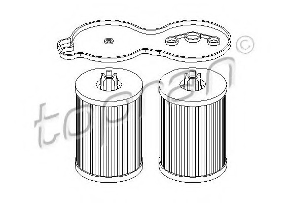 113546 TOPRAN (Germany) Топливный фильтр 113546 HANS PRIES