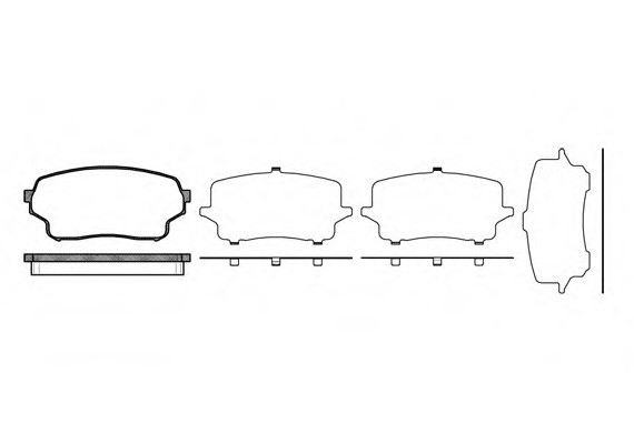 КОЛОДКИ ТОРМ.ПЕР.ДАТ. 116601 REMSA