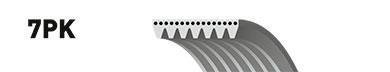 7PK1283 GATES Поліклиновий ремінь Gates