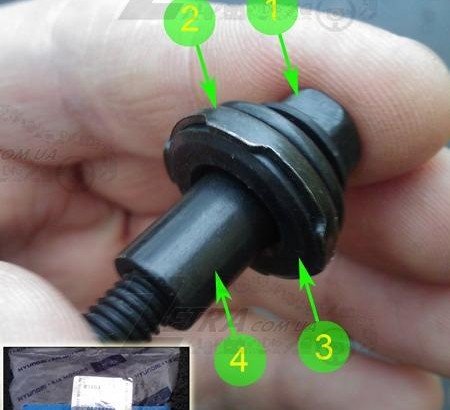 2244838010 MOBIS Болт клапанной крышки 2,0i 00-09 KIA HYUNDAI MPI-DOHC